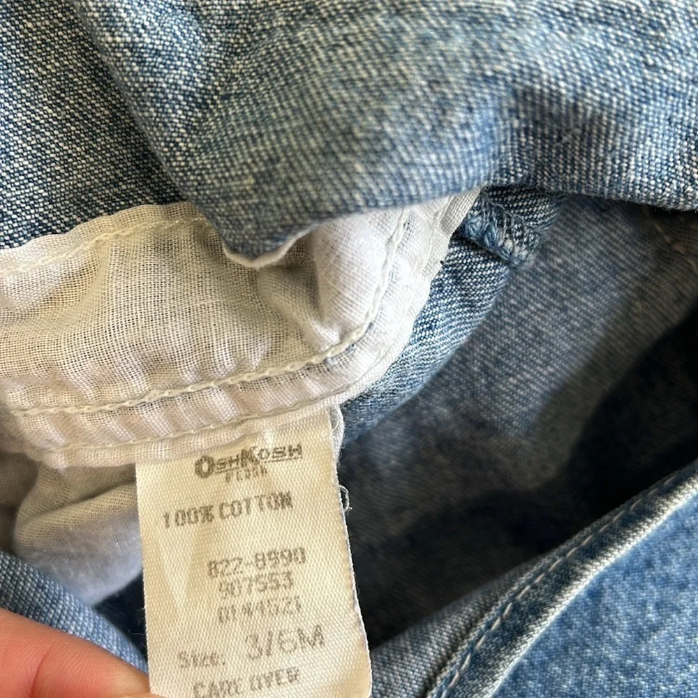 Oshkosh vintage denim overalls